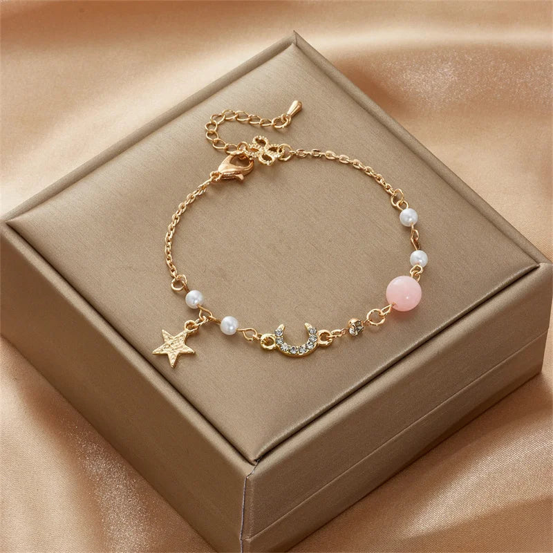 Moon Pearl Bracelet