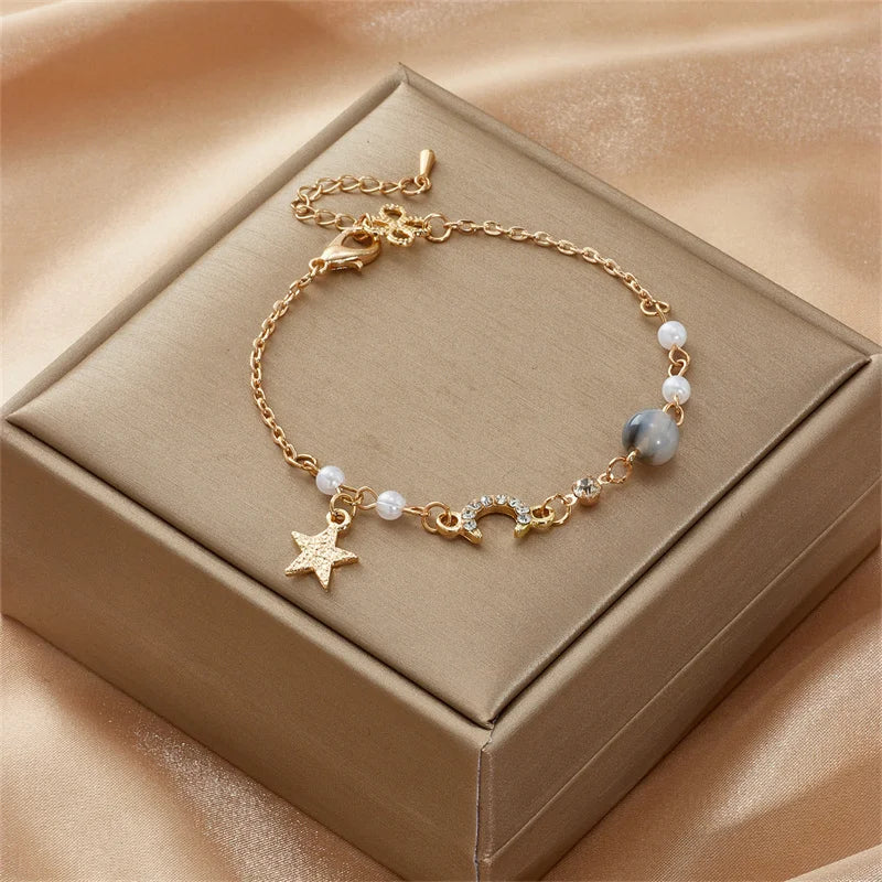 Moon Pearl Bracelet