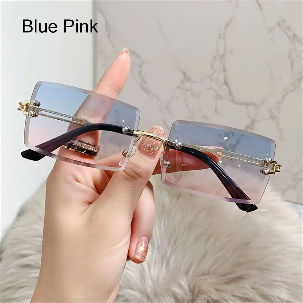 Rimless Square Sunglasses