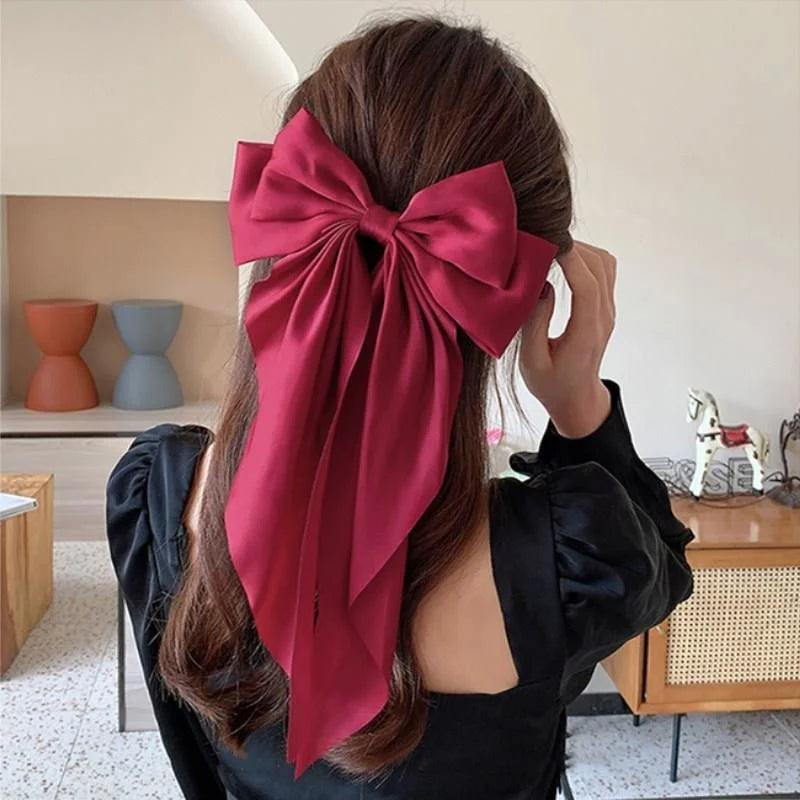 Chiffon Bow Hair Clip