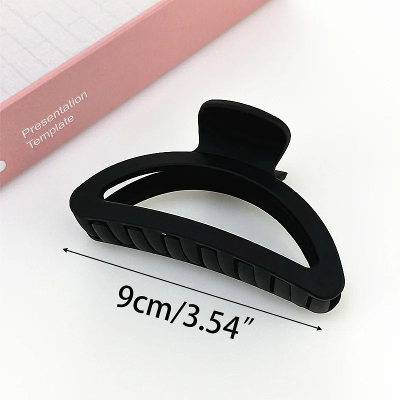 Large Black Hair Clip