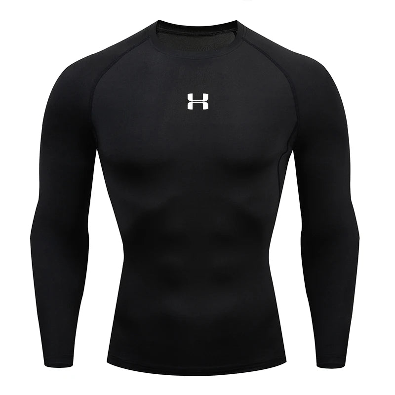 Men Running Compression T-shirt