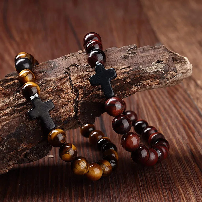 Natural Stone and wood Bracelets