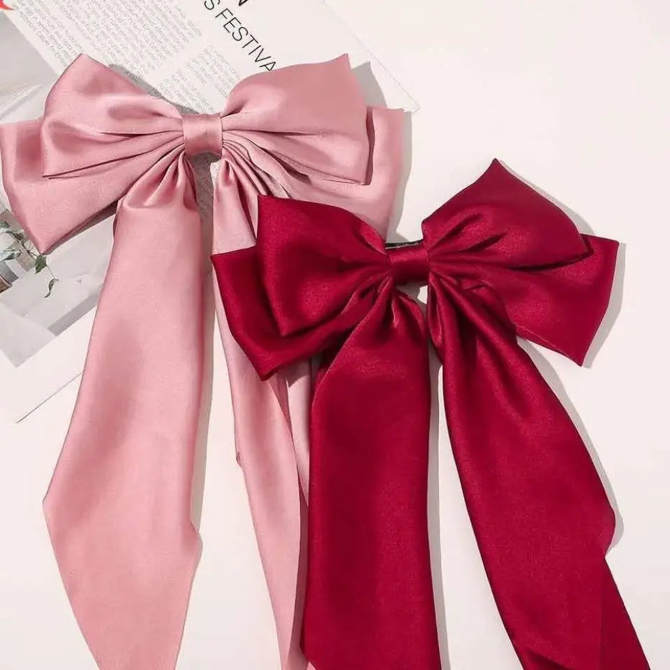 Chiffon Bow Hair Clip