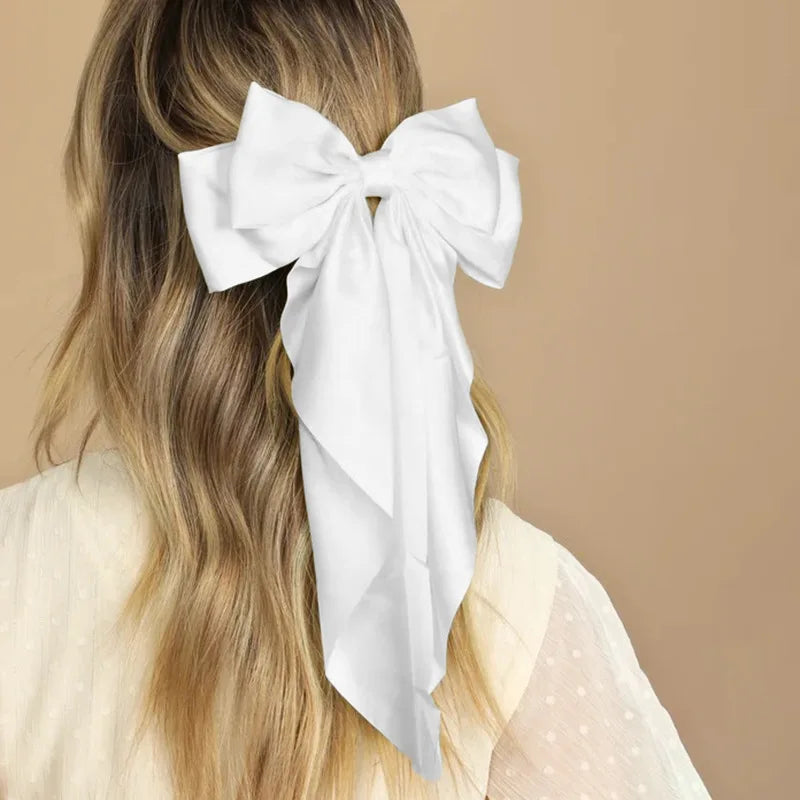 Chiffon Bow Hair Clip