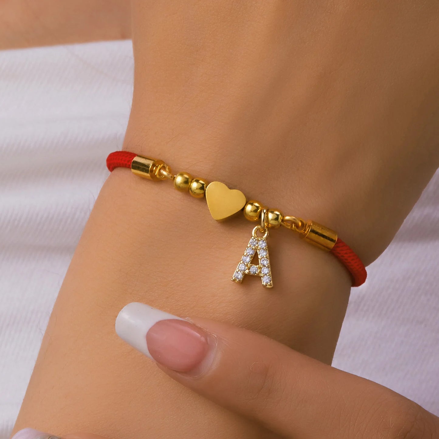 Gold A-Z Bracelet