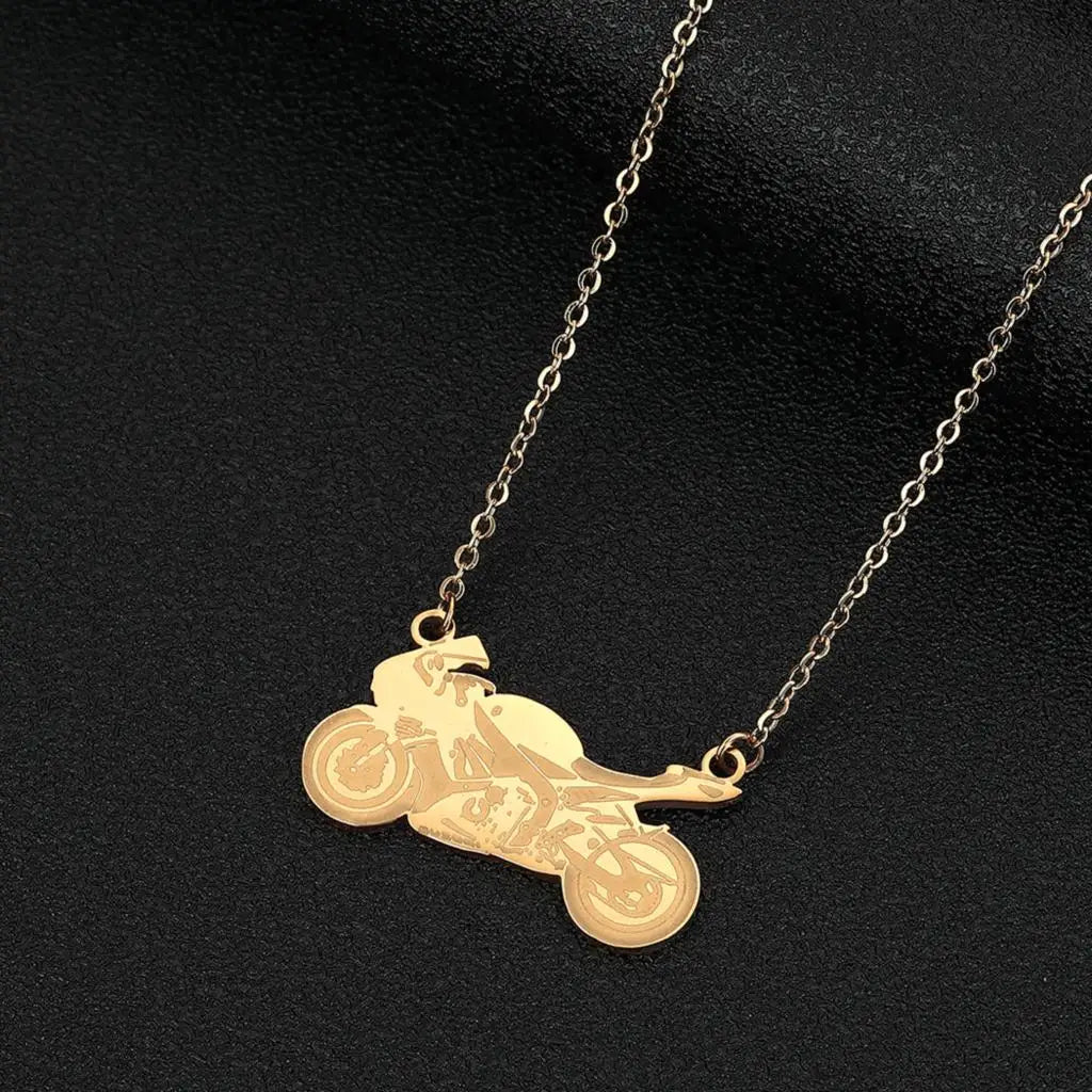 Motorcycle Pendant Necklace