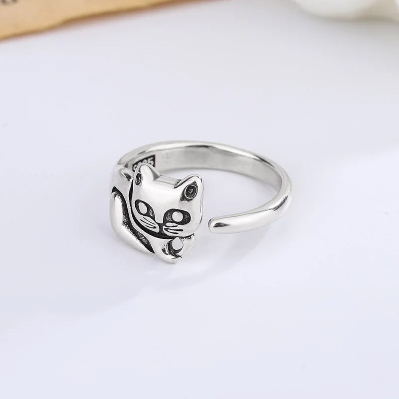 Silve Wing Dragon Ring