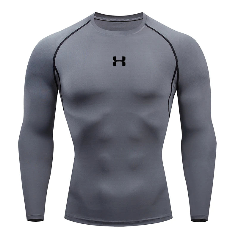 Men Running Compression T-shirt