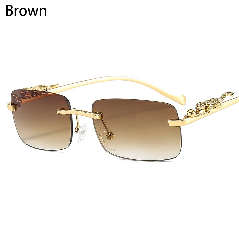 Rimless Square Sunglasses