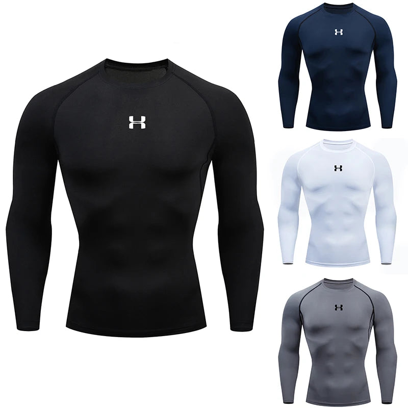 Men Running Compression T-shirt