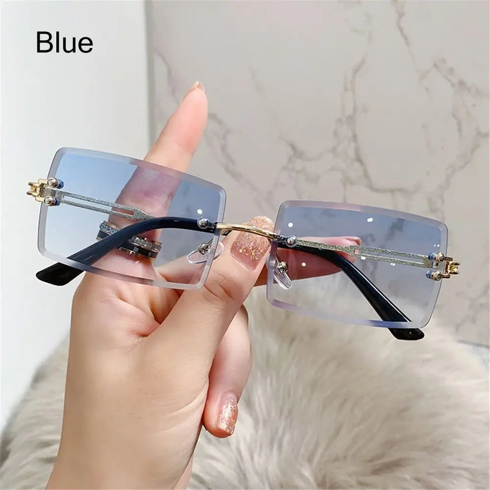 Rimless Square Sunglasses