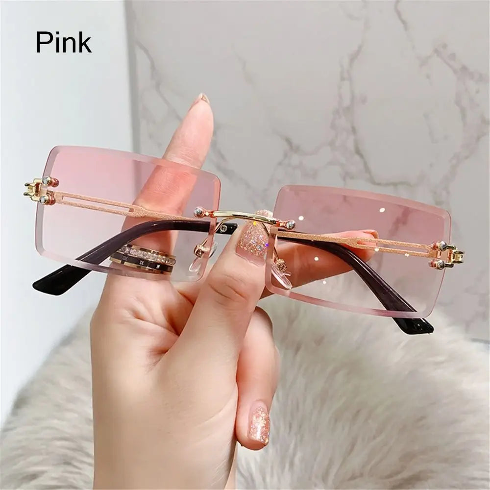 Rimless Square Sunglasses