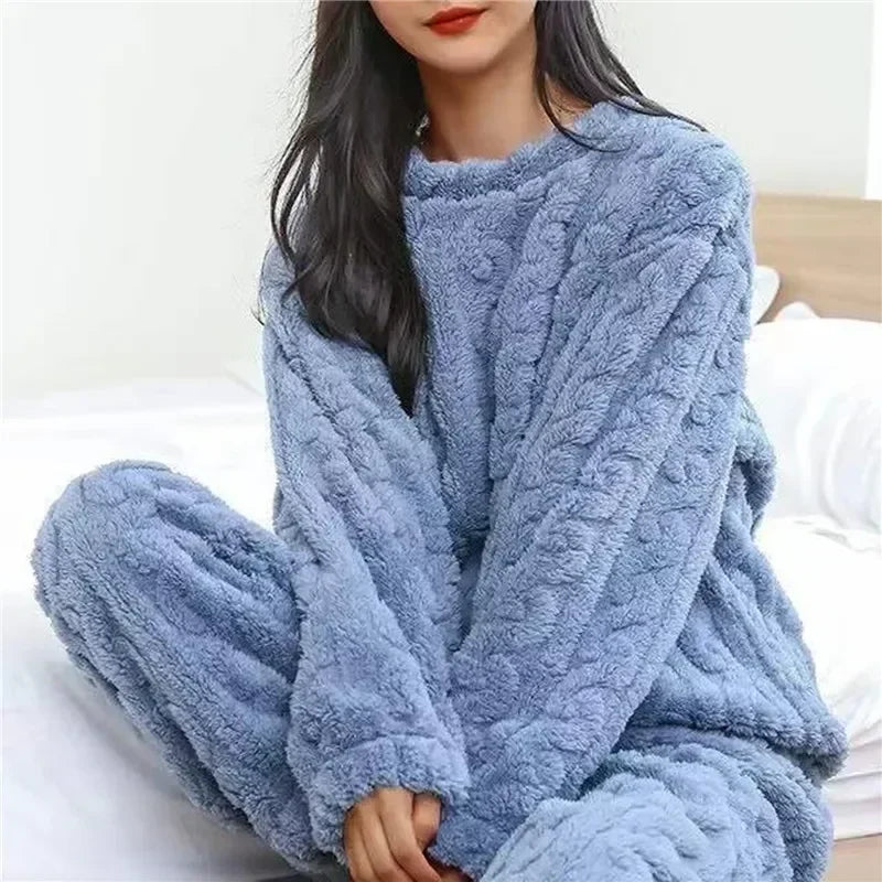 Autumn Winter Warm Pyjamas Sets