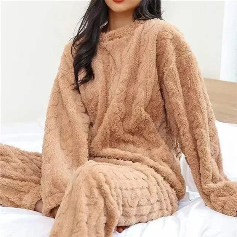 Autumn Winter Warm Pyjamas Sets