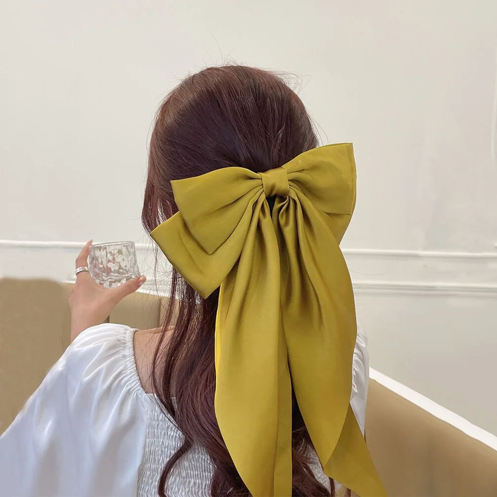 Chiffon Bow Hair Clip