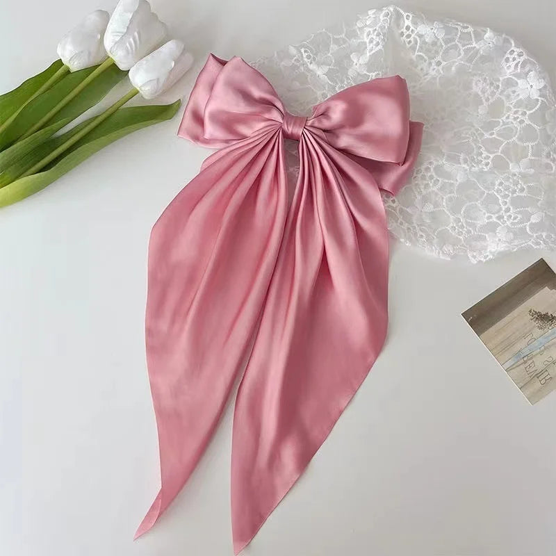 Chiffon Bow Hair Clip