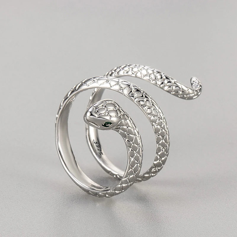 Silve Wing Dragon Ring