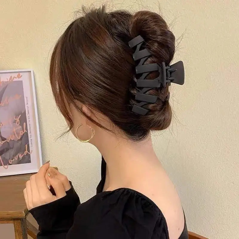 Large Black Hair Clip