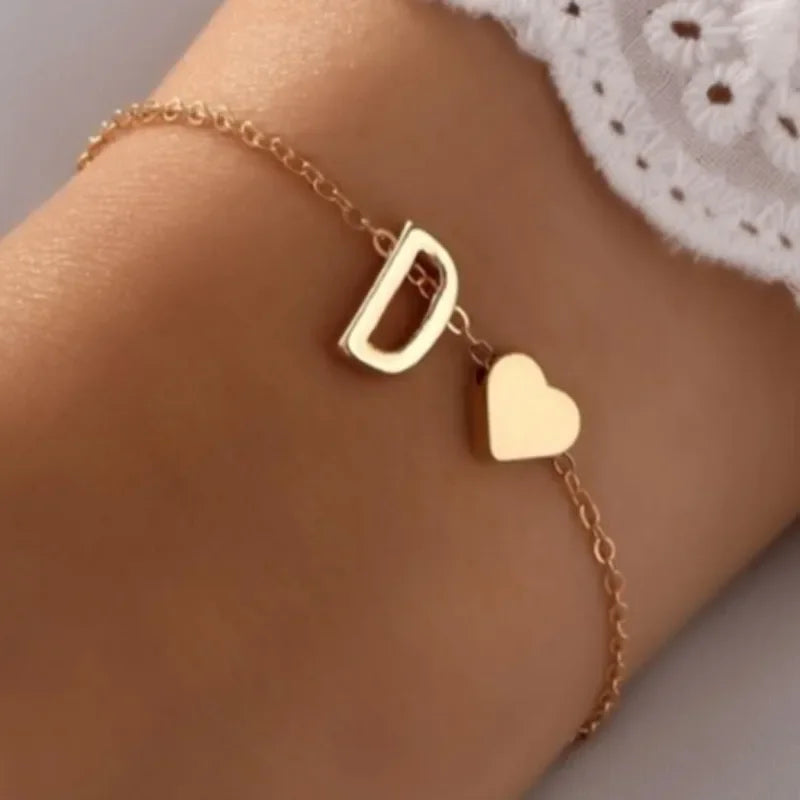 Letter Mini Love Hear Bracelet