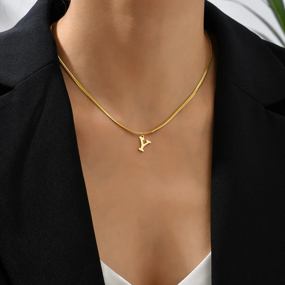 A-Z Gold Necklace