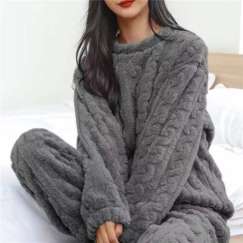 Autumn Winter Warm Pyjamas Sets