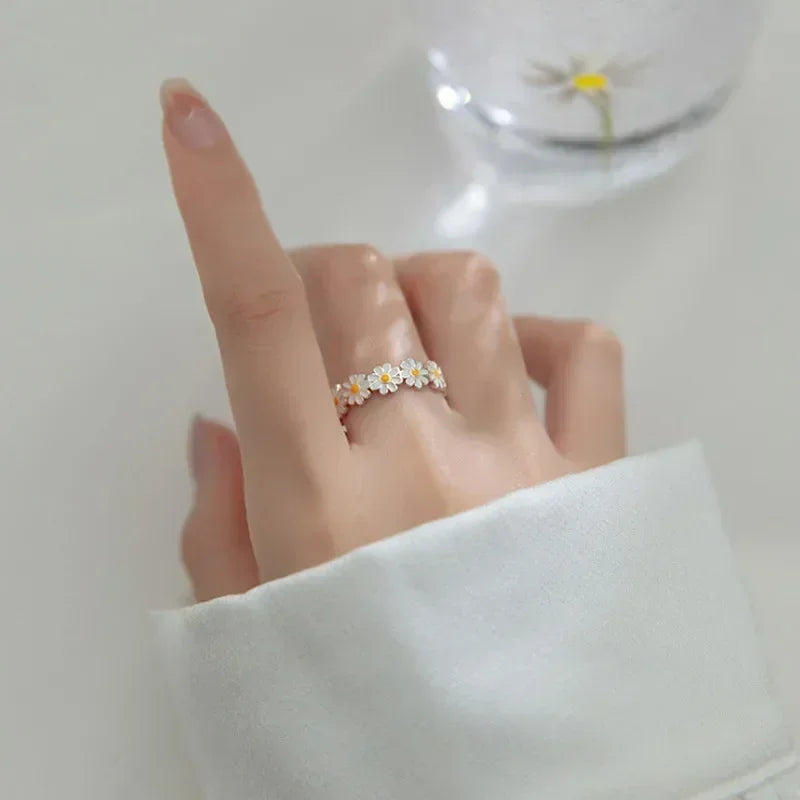 Daisy Flower Rings