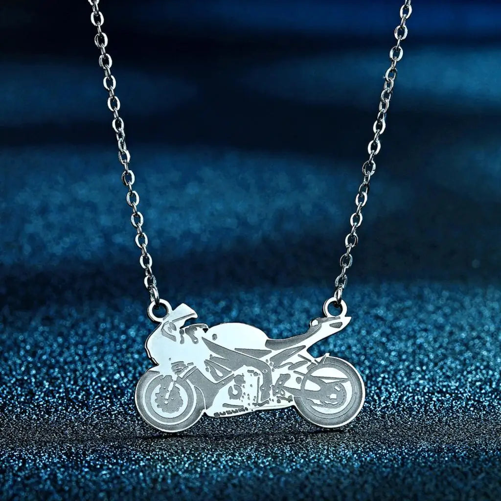 Motorcycle Pendant Necklace