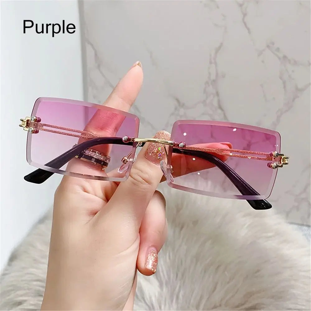 Rimless Square Sunglasses