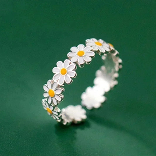 Daisy Flower Rings