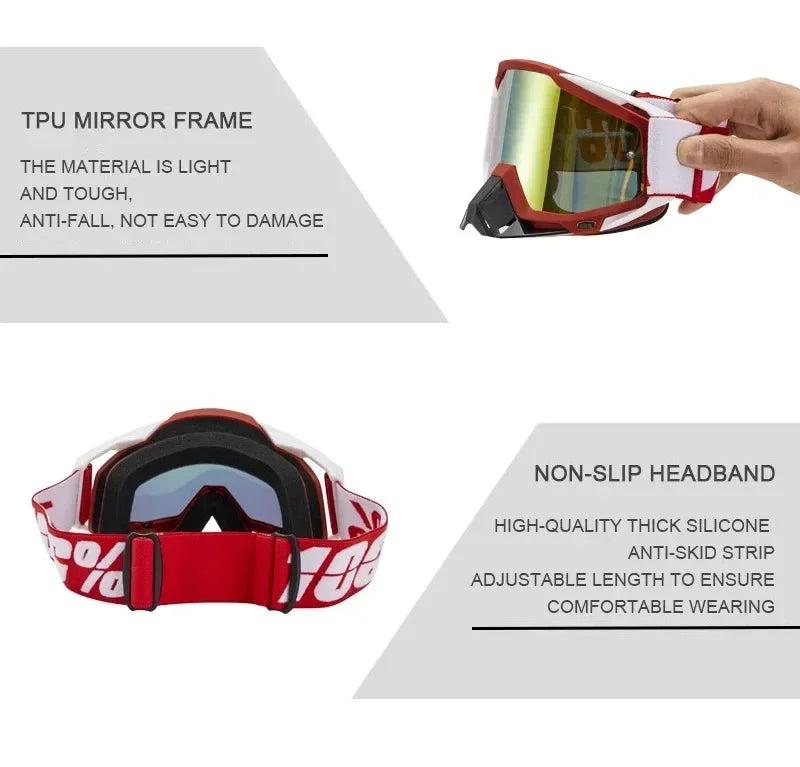 100%  Motorcycle Glasses