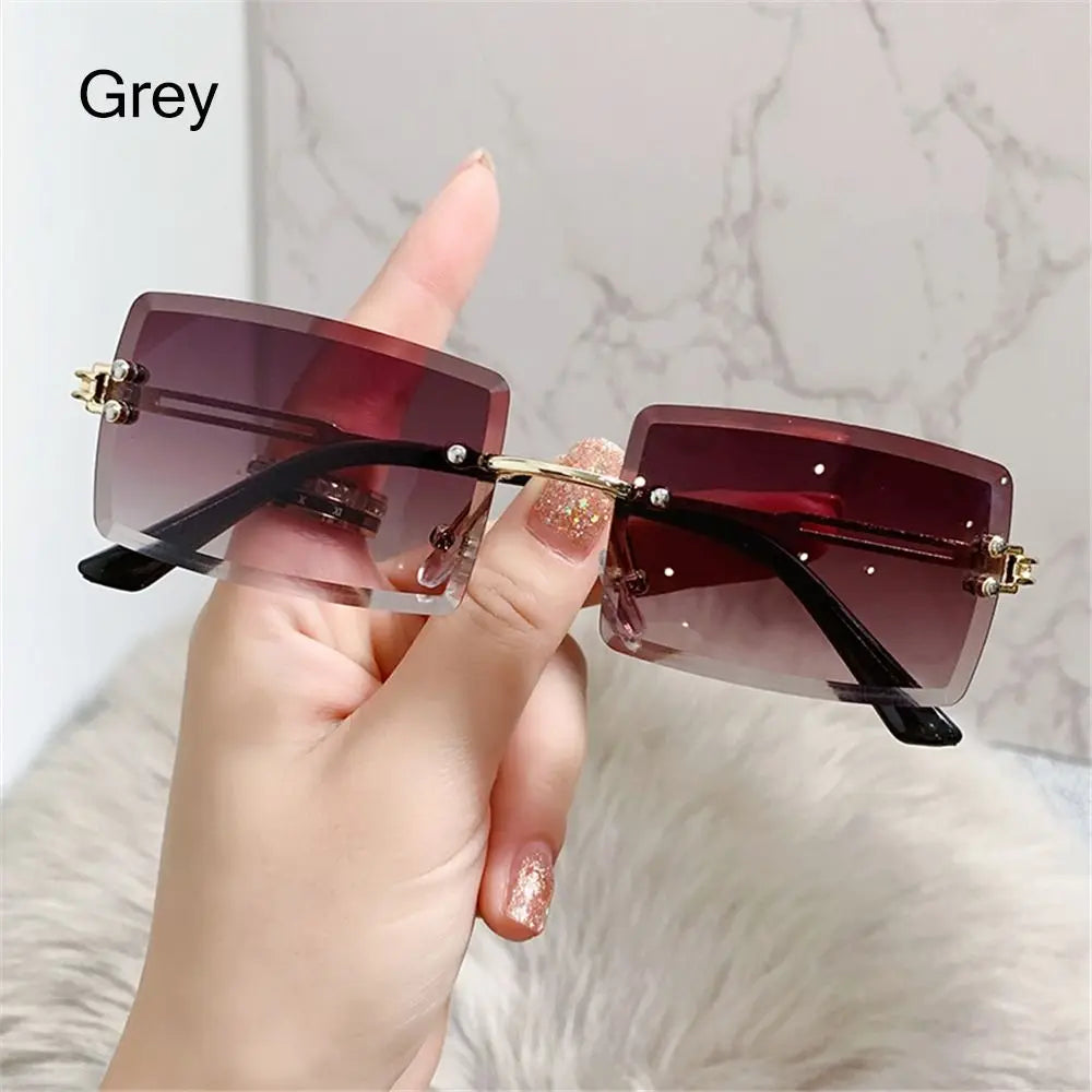 Rimless Square Sunglasses