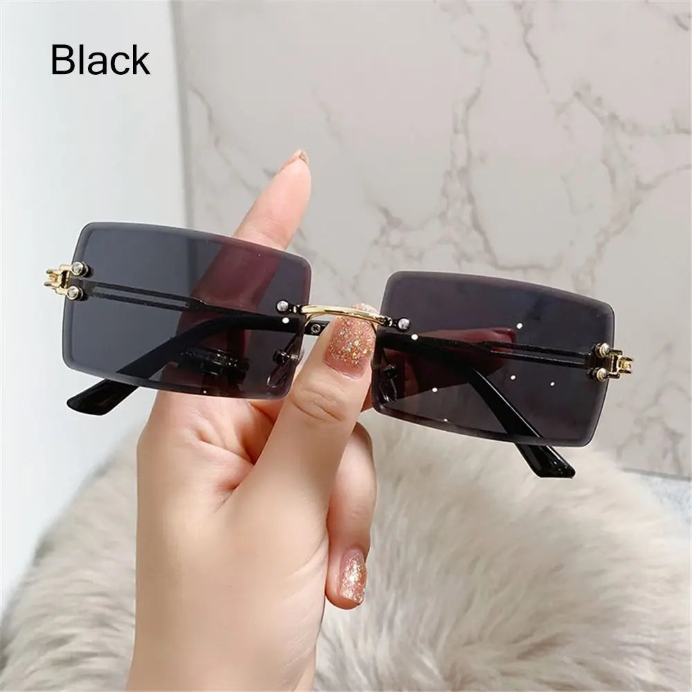 Rimless Square Sunglasses