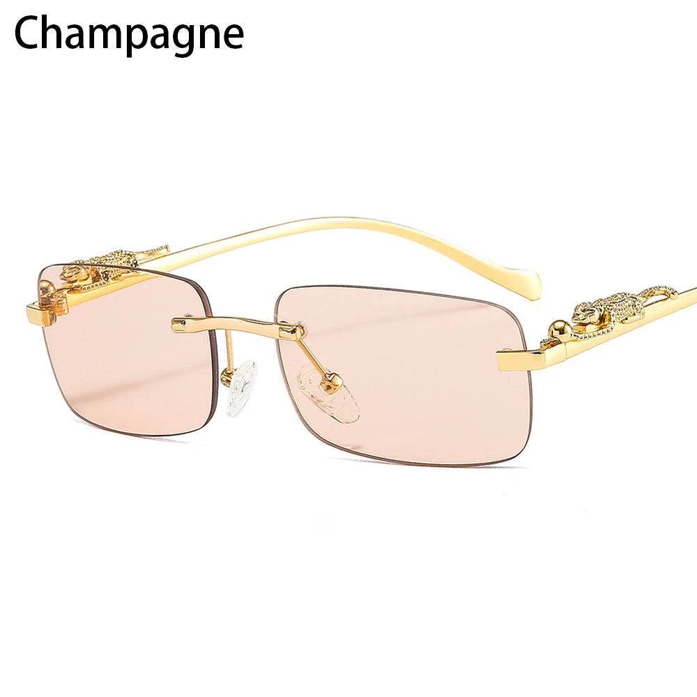 Rimless Square Sunglasses