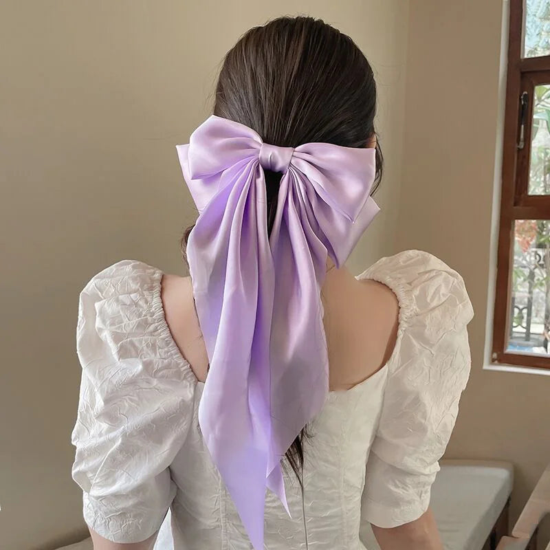 Chiffon Bow Hair Clip