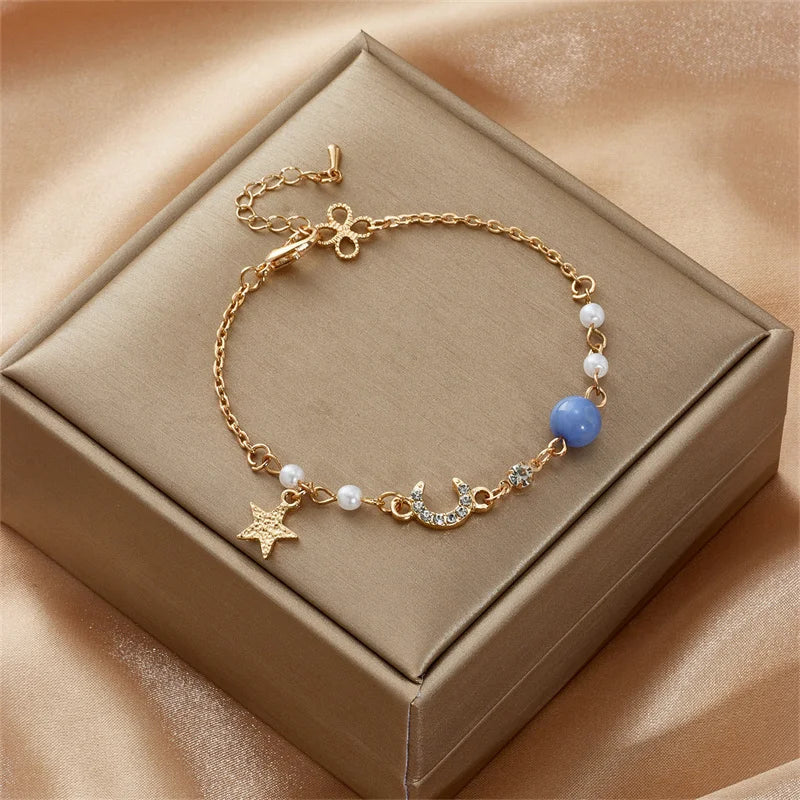 Moon Pearl Bracelet