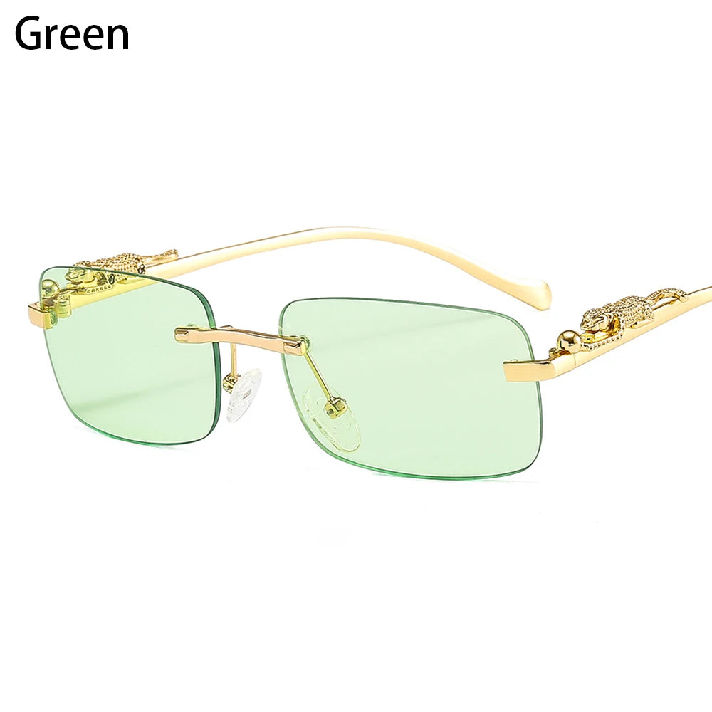 Rimless Square Sunglasses