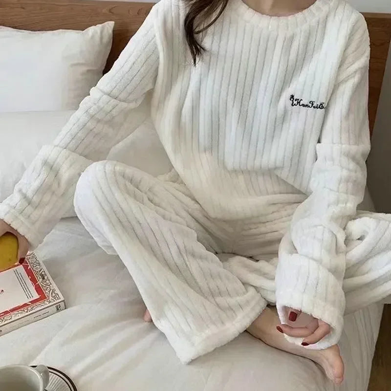 Autumn Winter Warm Pyjamas Sets