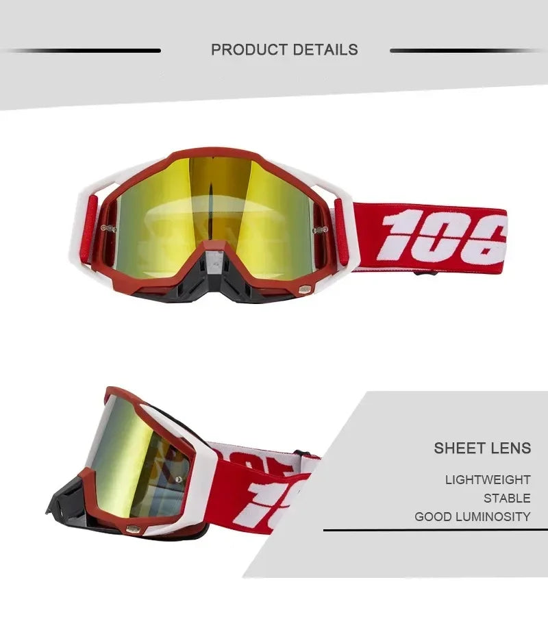 100%  Motorcycle Glasses