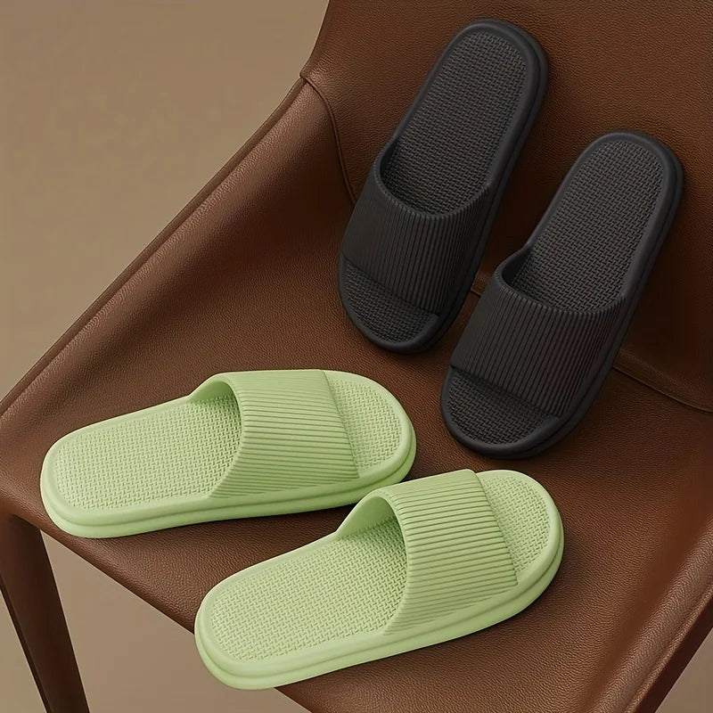 New Men's Solid EVA Slides