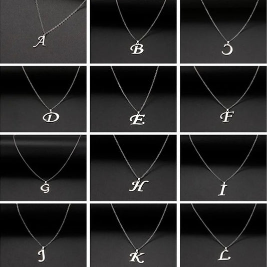 Stainless  Necklace A To Z