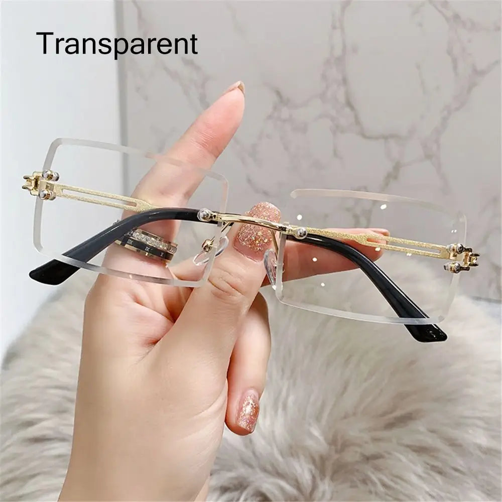 Rimless Square Sunglasses