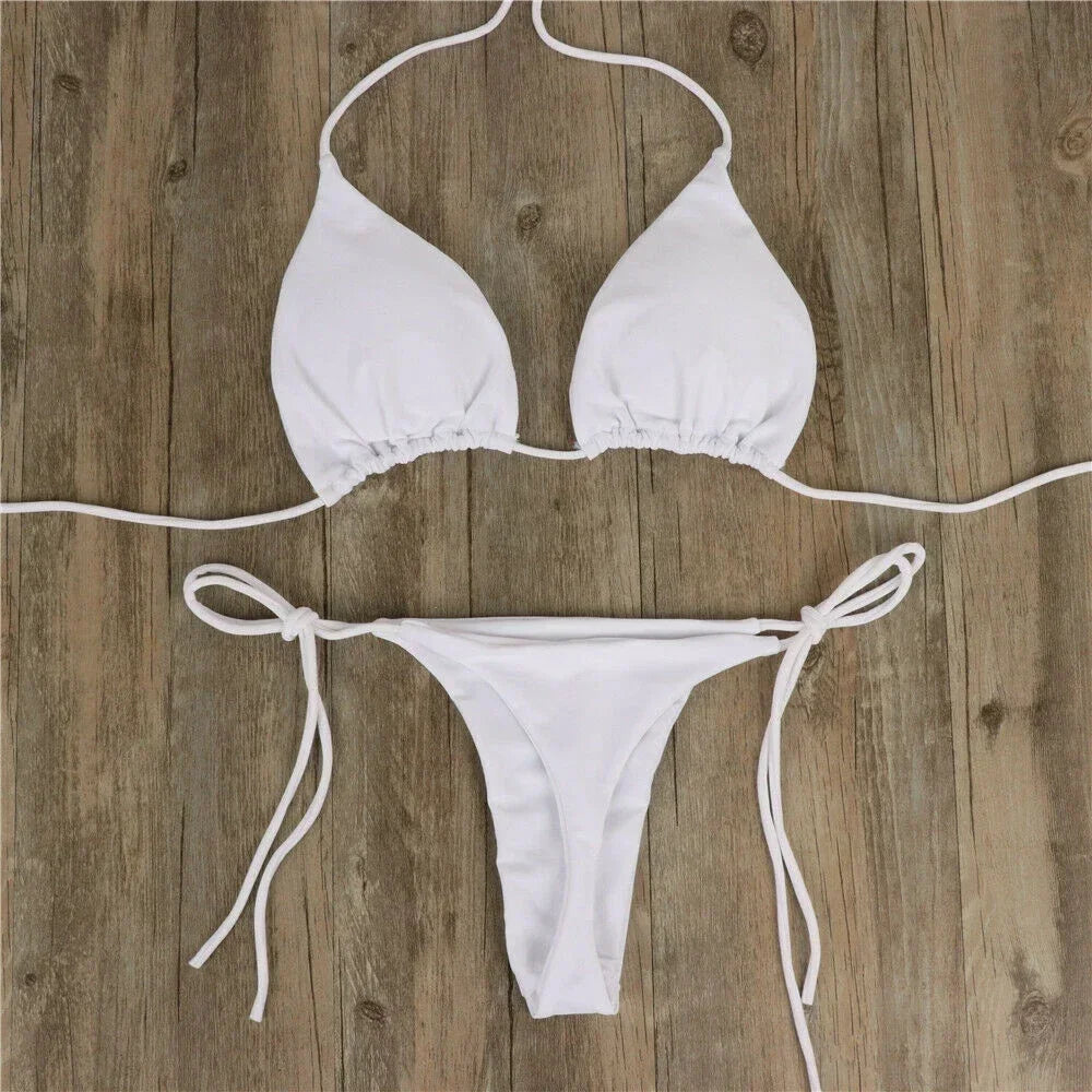 Women Thong Bikini Set