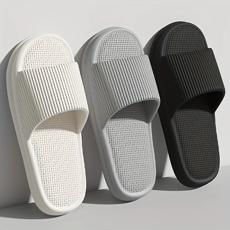 New Men's Solid EVA Slides