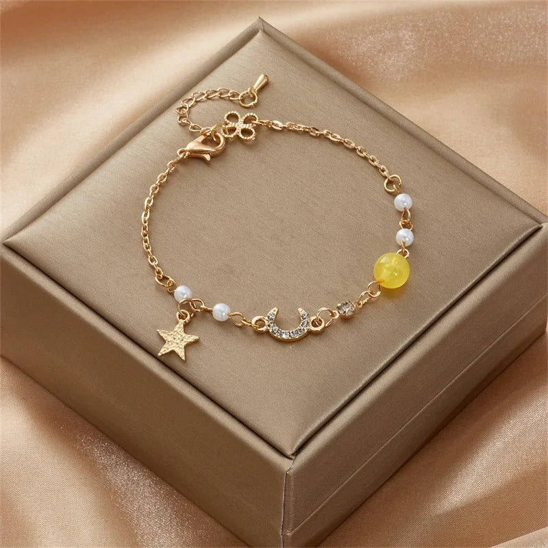 Moon Pearl Bracelet