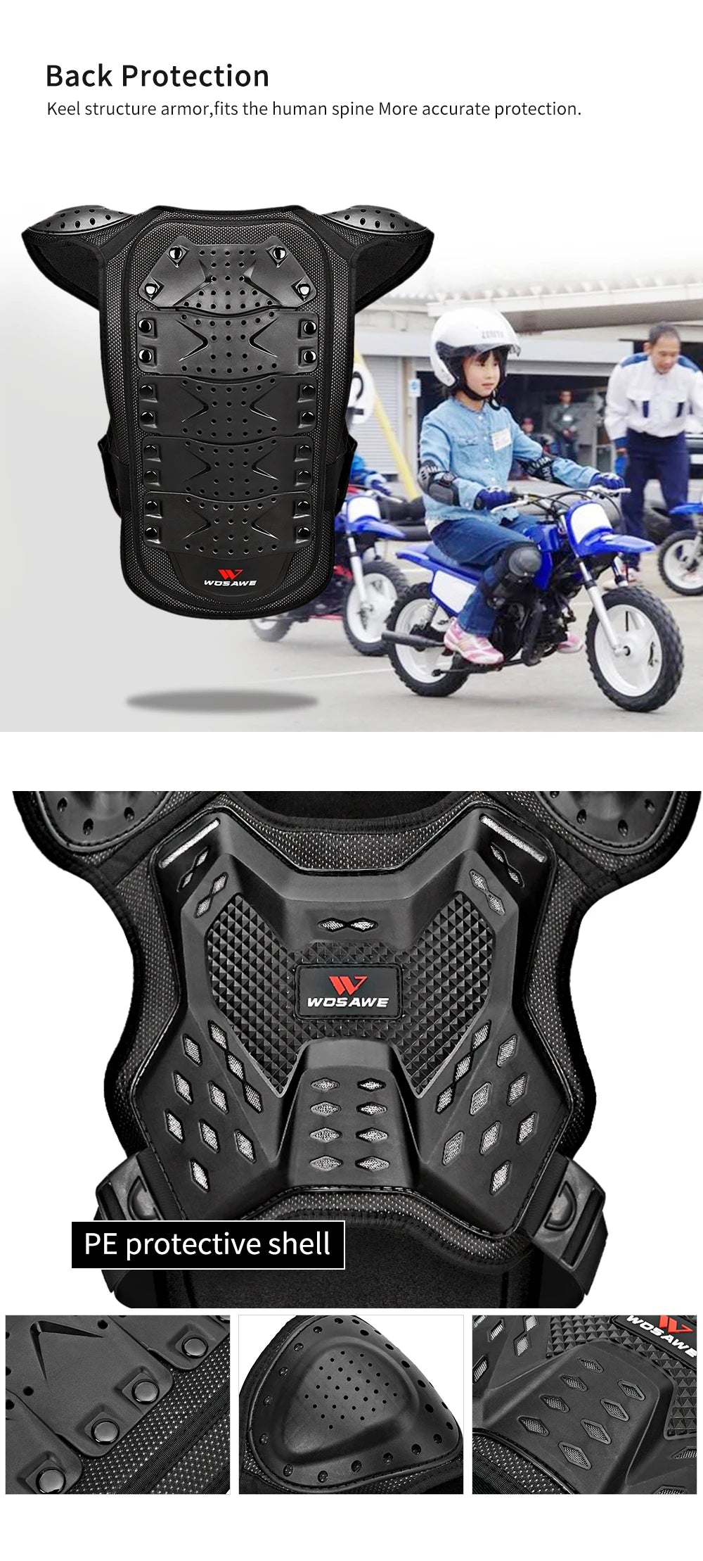 WOSAWE  Motocross Armor (Small)