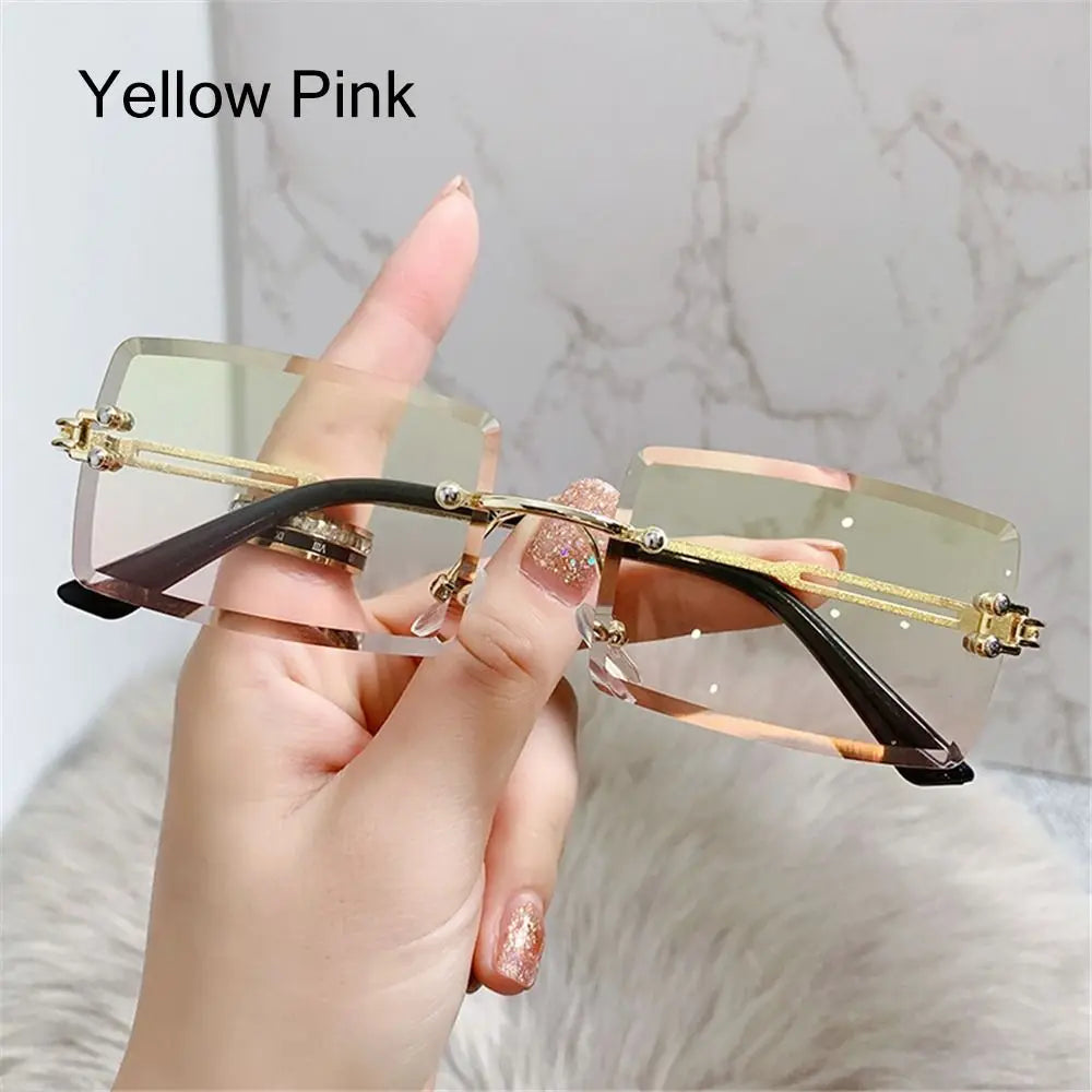 Rimless Square Sunglasses