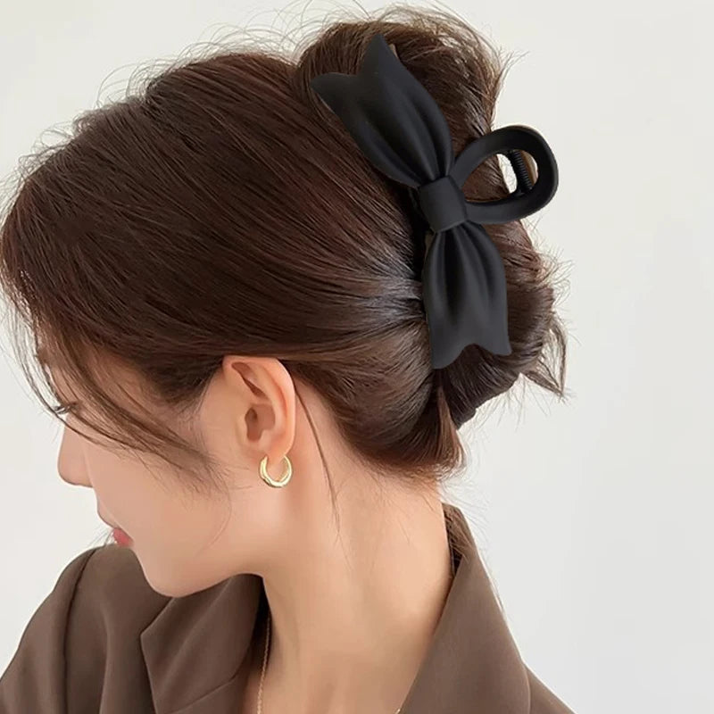 Large Black Hair Clip